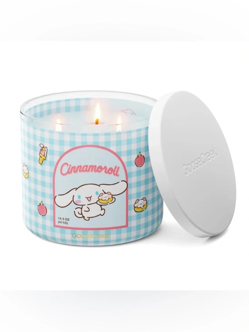 GooseCreek x Hello Kitty And Friends Cinnamoroll Hello Kitty 3-Wick Candle
